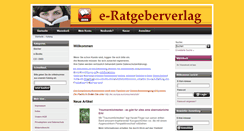 Desktop Screenshot of e-ratgeberverlag.com