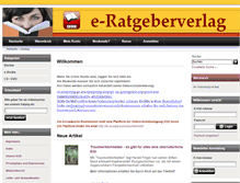 Tablet Screenshot of e-ratgeberverlag.com